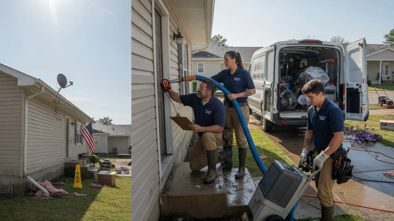 Ceiling Water Damage Restoration in Deatsville, AL near me